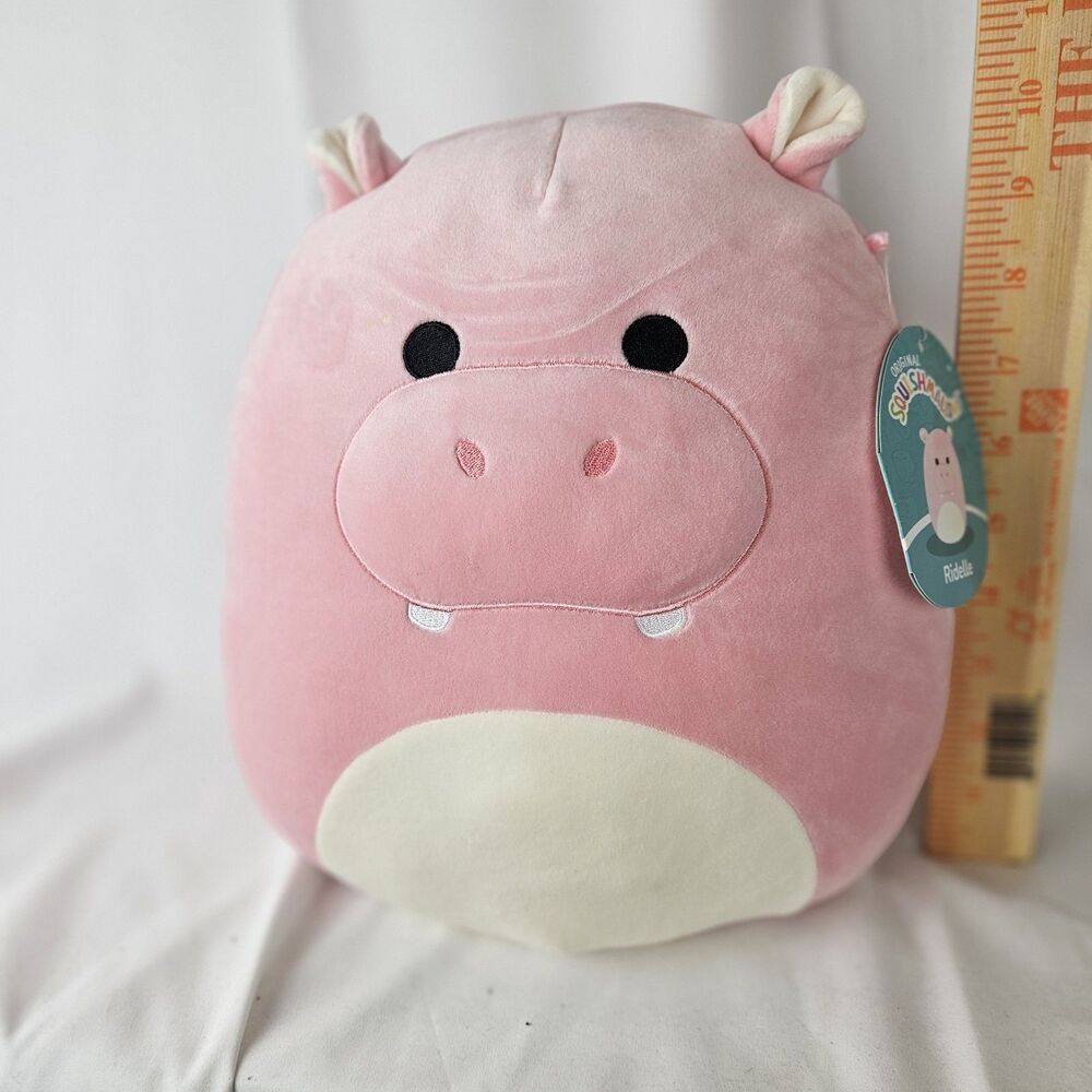 Squishmallows Ridelle the 11" Pink Hippo Plush Kellytoys